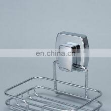 Super Powerful Vacuum Suction Cup Soap Dish - Strong Steel Sponge Holder for Bathroom & Kitchen Chrome thumbnail-5