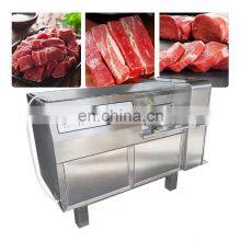 Table Top Fully Automatic Industrial Frozen Electric Fresh Pork Meat Block Slicer Cutter the Meat Cubes thumbnail-5