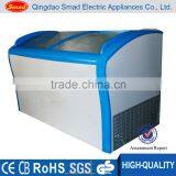 Refrigerators & Freezers Curved Glass Door Defrost Ice Cream Chest Freezer