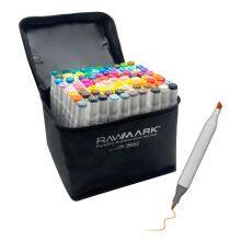 Factory Custom 24 36 48 60 80 100 120 168 Colors Ink Core Sketch Art Twin Tips Alcohol Marker Pen Set for Sketching