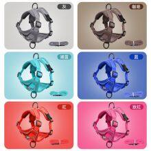 New Reflective Pet Harness Vest Breathable Polyester Pet Leash for Dogs & Cats Adjustable Walking Lead With Padded Straps thumbnail-4