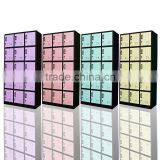 China Locker Manufacturer Supply Special Sale Metal Cabinets 3 Wide 5 Tier Wardrobe Cabinets Shoe Cabinet With Plastic Handle thumbnail-2