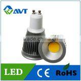 Wholesale LED SPOT LIGHT 12V 3W 5W GU10 GU5.3 Silver White Black Color Case