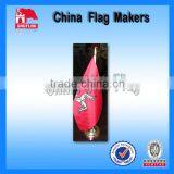 Custom 100% Polyester Table Flag Stand In Steel For Sale