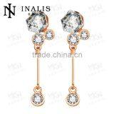 2015 Hot Sale Lekani Sparkling Jewels 18K Gold Plated Earring thumbnail-3