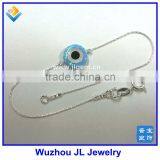 Браслет с синтетическим опалом от Lab Creative в виде злого глаза, синий браслет с турецким глазом из опала thumbnail-2