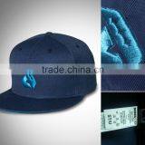 Custom Flat Brim Embroidery Snapback Cap/Hat thumbnail-3