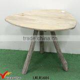 Triangle Shaped Small Antique Coffee Table