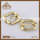 Gold plated square belt ring for man