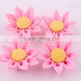 Hotselling!! Fashion New Chunky Polymer Clay Flower for DIY Fashion Jewelrys!! Cheapest!! !! thumbnail-1