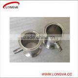 Sanitary Stainless Steel Pipe Fitting Tri Clamp Spool With Threaded Drain thumbnail-4