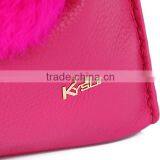 China Wholesale Top Grade Leather Trendy Elegant Fashion Lady Handbag thumbnail-5
