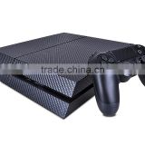 Classic style Sliver Carbon Fiber Vinyl Skin Sticker For PS4 Console decal