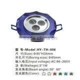 Round Led Crystal Led Downlight Ceiling Downlighting