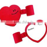 Heart shape stethoscope name tag KS-GF01F