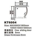Hot! Arc-shape Sliding Cheap Small Curved Glass Shower Enclosure(KT6004) thumbnail-2