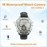 JVE-3105G-2 2GB/4GB/8GB mini watch camera,1080P Wrist Leather Band Full HD camera watch, Infrared IR night vision watch DVR