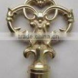 1 1/4 In. Metal Drapery Curtain Rod Finial - Spear Pair - Set of 2 (Bronze) thumbnail-2