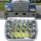 "Wholsale" LED Chrome Headlight Headlamp 7 " x 6 " 45w LH RH Low/High Bulb Kit 1997-2010