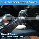 CARLIKE CL5201 Guarantee 3-5 Years High Glossy Black 5D Carbon Fiber Vinyl Sticker thumbnail-1
