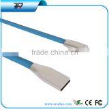 1M 2.1A Micro USB/8PIN Zinc Alloy Metal TPE Cord Data Sync Wire Charger For Samsung Galaxy S4 S3 S6 for HTC Android(ICB01) thumbnail-5