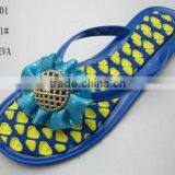 2014 New Design and Fashion PVC+EVA Women Slippers for Summer