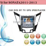 Car Dvd Vcd cd Mp3 Mp4 Player Fit for Hyundai Sonata 2011 - 2013 With Radio Bluetooth Gps tv