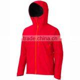 New model red outdoor custom breathable softshell jacket