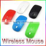 Ultra Thin USB Optical Wireless Mouse 2.4G Receiver Super Slim Mouse For Computer PC Laptop Desktop thumbnail-1