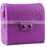 Competitive Price Fancy Ostrich Leather Camera Bag in Dongguan thumbnail-2