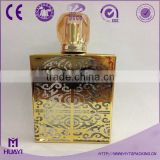 100ml new design luxury golden perfume bottle