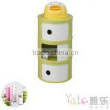 Muti-Function Plastic Storage Cabinet With Sliding Door for Living Room thumbnail-3