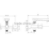 2016 Wall Mounted Double Handle Hot and Cold Shower Faucet 76 3101 thumbnail-2