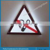 High Quality Custom Shape Crystal Acrylic LED Light Box