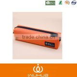 orange PU high quality pencil cases