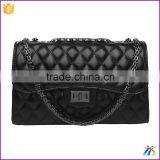 Leather Handbag Ladies China Supplier Crossbody Bags Black Iron Chain Shoulder Bags thumbnail-1