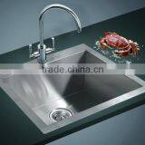 Topmount 304 Steel Single Bowl Handmade Kitchen Sink thumbnail-6