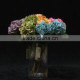 Single Wholesale Silk Flower Hydrangea for Decoration With 30 Forks thumbnail-3