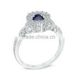 Handmade Silver Rings Jewellery for Women With Dancing Stone thumbnail-2