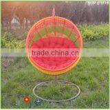 Round Rattan Outdoor Round Swing thumbnail-4