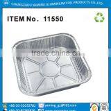 Foil Containers Food Packaging Square Aluminium Foil Food Storage Container With Lid