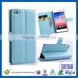 C&T Fashion Card Slot Magnetic PU Leather Flip Case Cover For Huawei Ascend P8 thumbnail-1