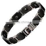 Noproblem P098 FDA tourmaline germanium energy power man charm magnetic bracelet