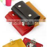 Key Case PU Leather Key Chain Accessory Wallet Pouch Bag Holder Men Women L thumbnail-4