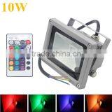 High power LED flood light RGB 10W with Remote Controller waterproof led floodlight outdoor lighting lamp Landscape Lighting