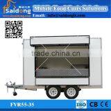 Best Quality Mobile Hot Dog Food Cart Mobile Engine Food Car With Wheel Fast Food Kiosk thumbnail-6