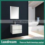 MDF Bathroom Vanity With Ceramic Square Sink