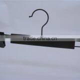 Black Plastic Pant Bottom Tourser Clip Hanger With Black Hook on Wholesale thumbnail-2