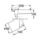 High Lumen Clothing Store Led Track Light Housing 35w With Philips Driver thumbnail-2