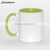 Wholesale 11oz white ceramic sublimation blank mug, sublimation mug for sublimation transfer machine